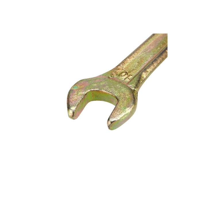 фото Ключ рожковый rexant 12-5824-2, желтый цинк, 10х11 мм