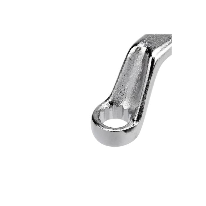 фото Ключ накидной rexant 12-5853-2, хром, коленчатый, 8х10 мм
