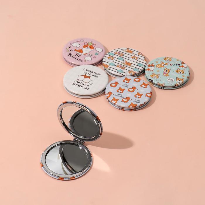 Зеркало складное «Корги», d 7 см, с увеличением, рисунок МИКС
Зеркало складное «Корги», d 7 см, с увеличением, рисунок МИКС