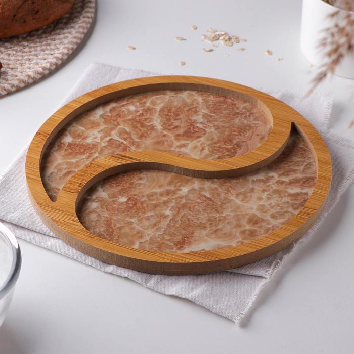 Блюдо для подачи «Хорис», d=25 см, бамбук, мдф
Блюдо для подачи «Хорис», d=25 см, бамбук, мдф