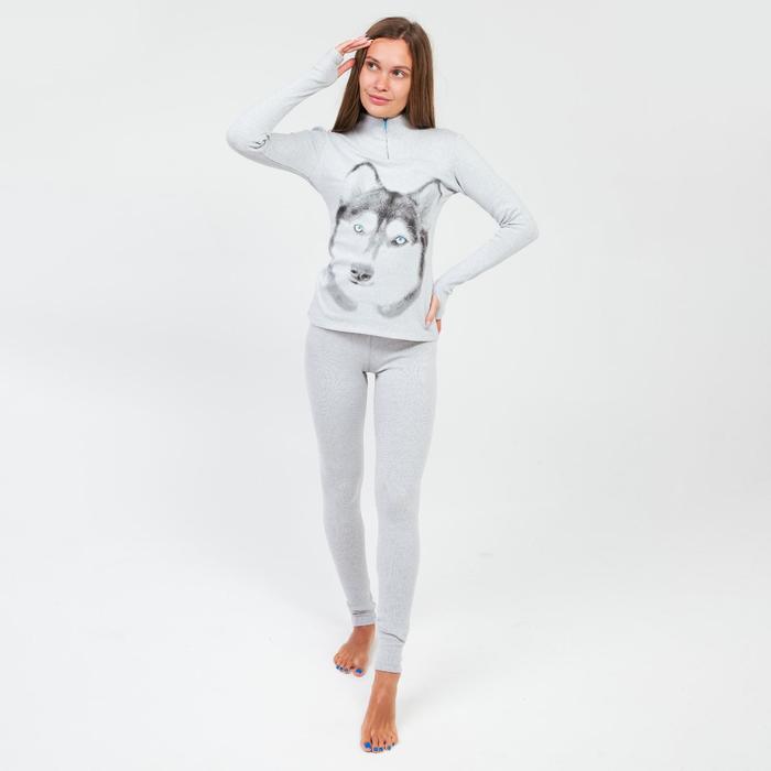 Термобельё женское (джемпер, лосины) цвет светло-серый, размер 52
Термобельё женское (джемпер, лосины) цвет светло-серый, размер 52