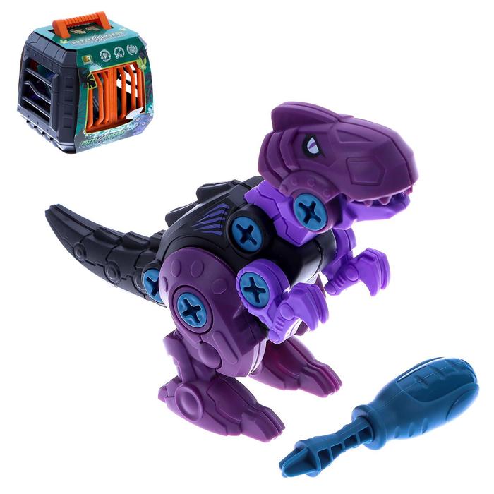 Конструктор винтовой «Динозавр», в клетке, МИКС
Конструктор винтовой «Динозавр», в клетке, МИКС