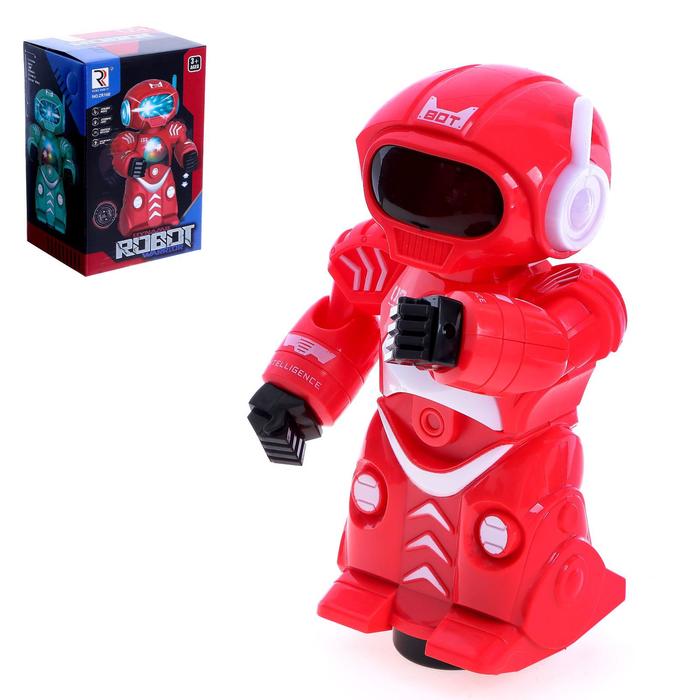 Робот «Космонавт», световые и звуковые эффекты, работает от батареек, цвета МИКС