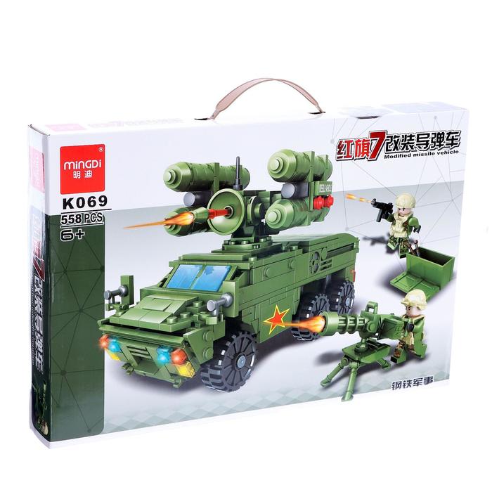 Конструктор блочный «Армия», 558 деталей
Конструктор блочный «Армия», 558 деталей