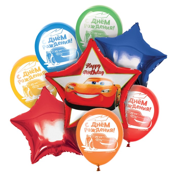 Набор воздушных шаров "Молния Маккуин", Тачки
Набор воздушных шаров "Молния Маккуин", Тачки