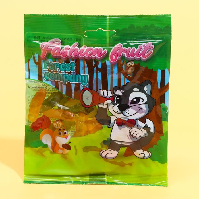 Жевательный желейный мармелад Fashion fruit, лес100г 
Жевательный желейный мармелад Fashion fruit, лес100г