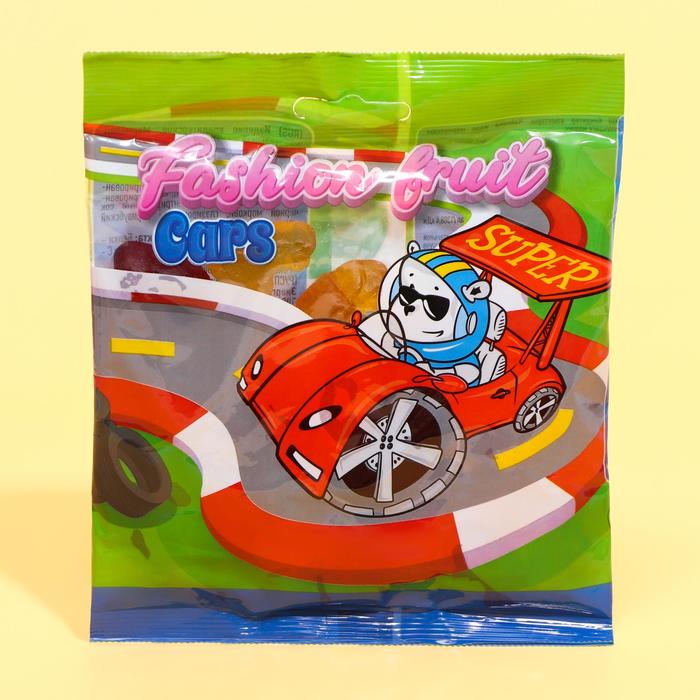 Жевательный желейный мармелад Fashion fruit, машинки100г
Жевательный желейный мармелад Fashion fruit, машинки100г