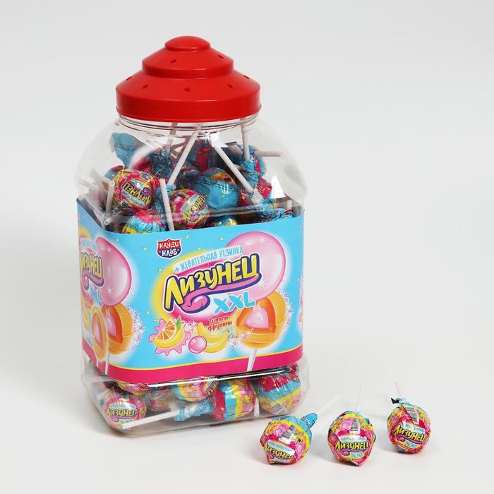 Карамель на палочке "Лизунец XXL", со вкусом тутти-фрутти, 25 г
Карамель на палочке "Лизунец XXL", со вкусом тутти-фрутти, 25 г
