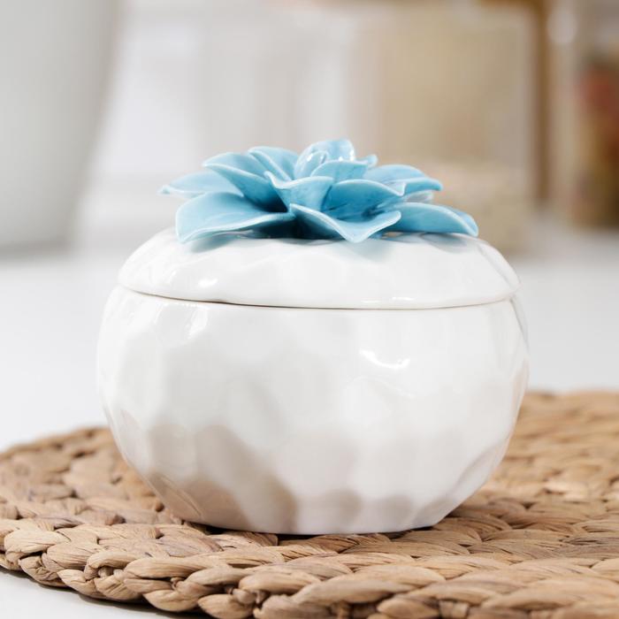 Банка для сыпучих продуктов «Цветы», 280 мл, цвет белый, синий
Банка для сыпучих продуктов «Цветы», 280 мл, цвет белый, синий