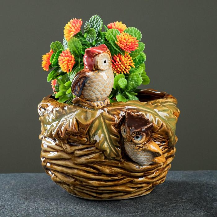 Кашпо "Сова на ветке" 15*15см
Кашпо "Сова на ветке" 15*15см