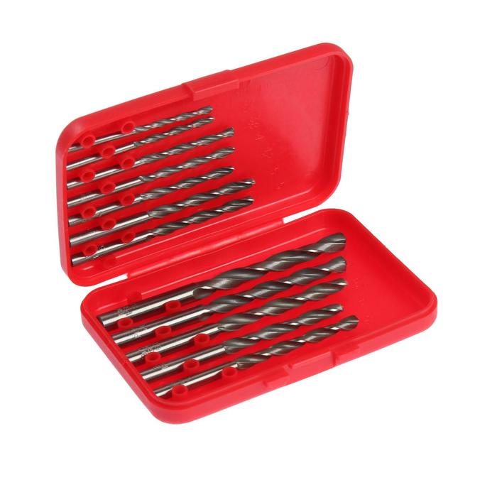 Набор сверл по металлу "Волжский инструмент" №1, d=3-8 мм, 12 шт, сталь Р6М5, ГОСТ, кейс
Набор сверл по металлу "Волжский инструмент" №1, d=3-8 мм, 12 шт, сталь Р6М5, ГОСТ, кейс