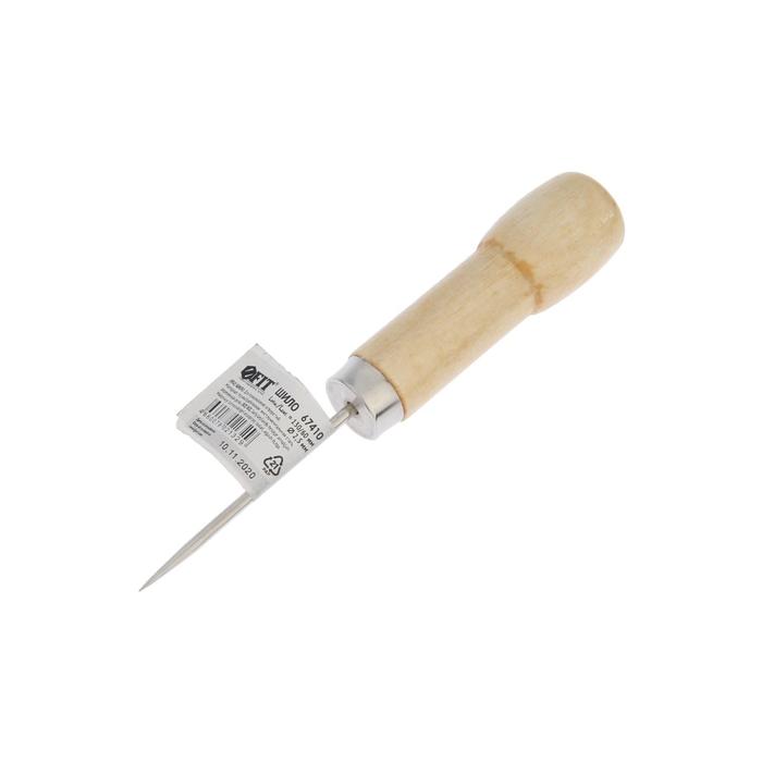 Шило FIT 67410, 60/130 х 2.5 мм, деревянная рукоятка
Шило FIT 67410, 60/130 х 2.5 мм, деревянная рукоятка