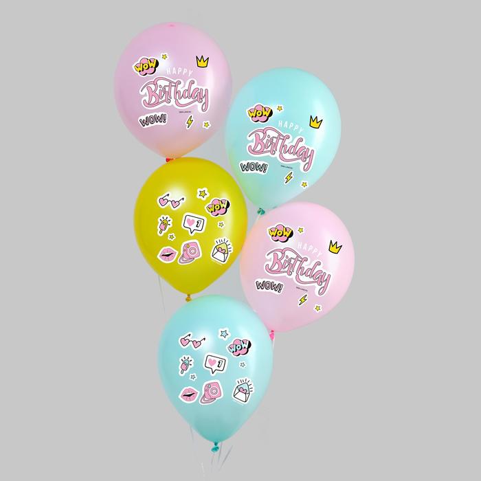 Шар воздушный Happy birthday, стикеры, 25 шт., 12"
Шар воздушный Happy birthday, стикеры, 25 шт., 12"