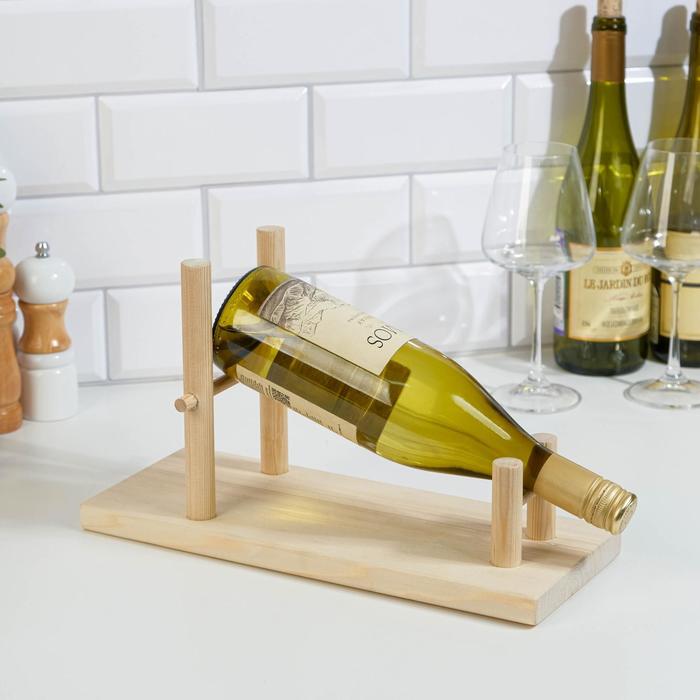 Полка подставка под бутылку, цвет натуральный
Полка подставка под бутылку, цвет натуральный