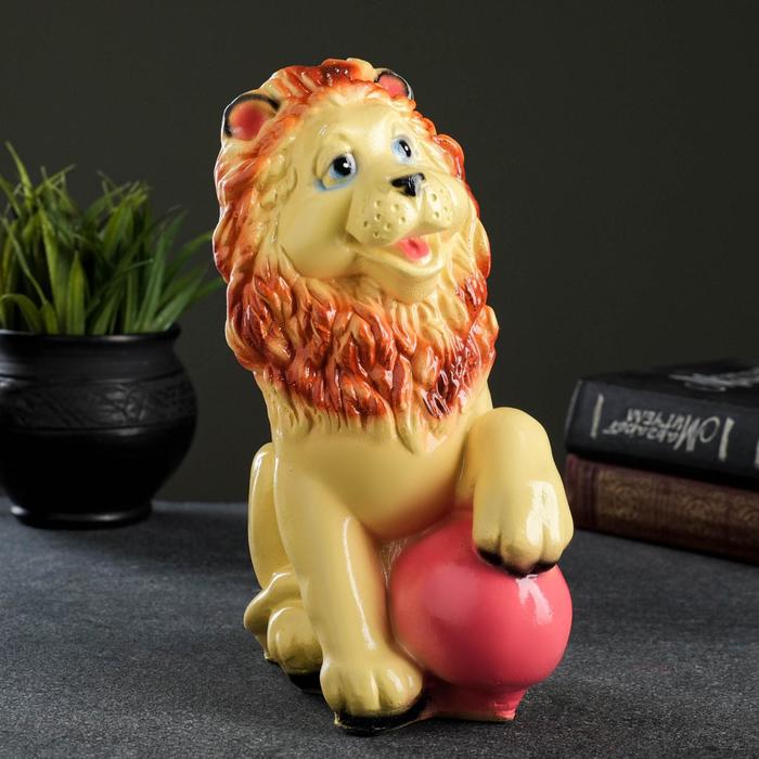 Копилка "Лев с шаром" 22х18см
Копилка "Лев с шаром" 22х18см