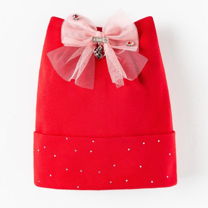 Шапка для девочки, цвет красный, размер 54-56 (6-8 лет)
Шапка для девочки, цвет красный, размер 54-56 (6-8 лет)