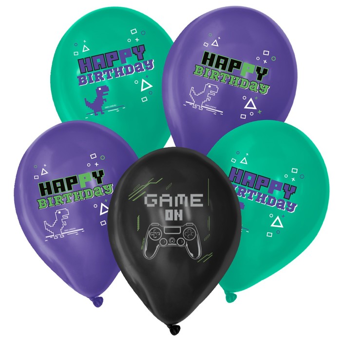 Шар воздушный Game on, 50 шт., 12"
Шар воздушный Game on, 50 шт., 12"