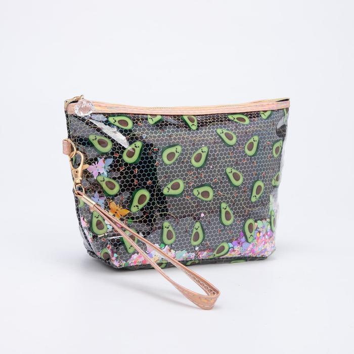 Косметичка на молнии, цвет чёрный 
Косметичка на молнии, цвет чёрный