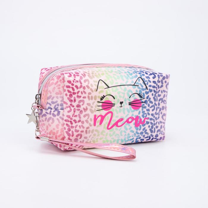 Косметичка на молнии, с ручкой, цвет разноцветный
Косметичка на молнии, с ручкой, цвет разноцветный