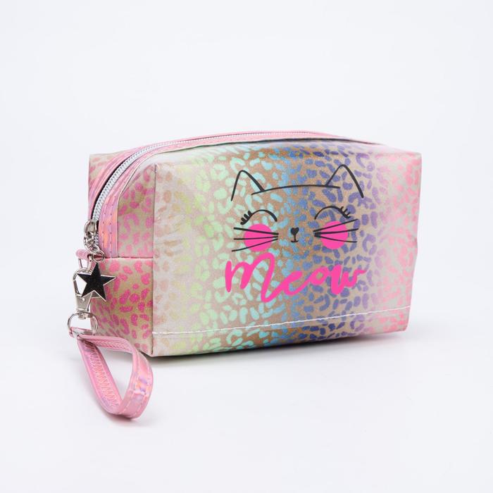 Косметичка на молнии, с ручкой, цвет разноцветный
Косметичка на молнии, с ручкой, цвет разноцветный