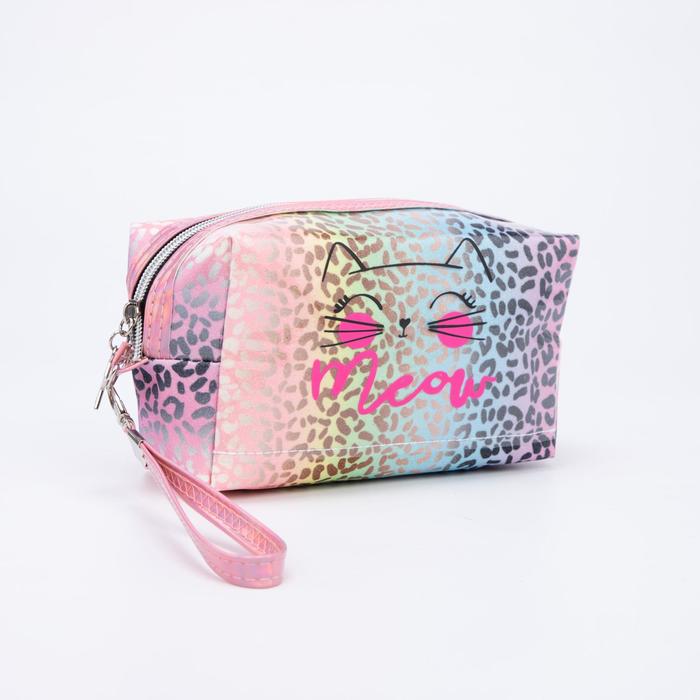 Косметичка на молнии, с ручкой, цвет разноцветный
Косметичка на молнии, с ручкой, цвет разноцветный