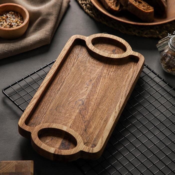 Поднос для подачи Mаgistrо, 30×15×2 см, массив дуба
Поднос для подачи Mаgistrо, 30×15×2 см, массив дуба