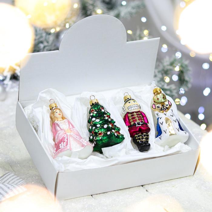 Набор ёлочных игрушек "Щелкунчик", 7 см, стекло, 4 фигуры
Набор ёлочных игрушек "Щелкунчик", 7 см, стекло, 4 фигуры