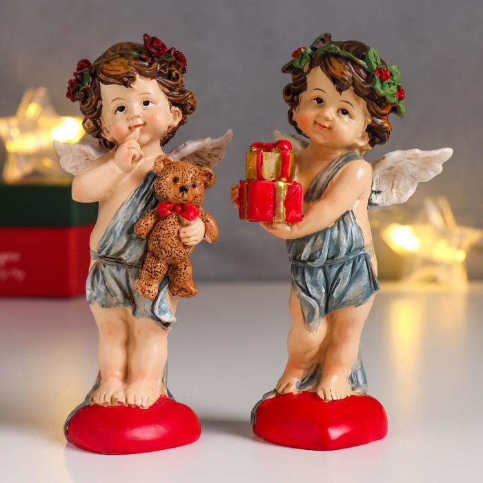 Сувенир полистоун "Ангел в рябиновом веночке с мишкой/подарками" МИКС 12,8х4,7х6,5 см
Сувенир полистоун "Ангел в рябиновом веночке с мишкой/подарками" МИКС 12,8х4,7х6,5 см