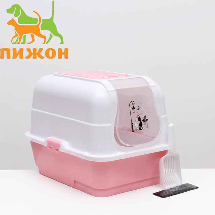 Туалет-домик с выдвижным поддоном, сеткой, совком, порожком, 51,5 х 40 х 38 см, розовый
Туалет-домик с выдвижным поддоном, сеткой, совком, порожком, 51,5 х 40 х 38 см, розовый