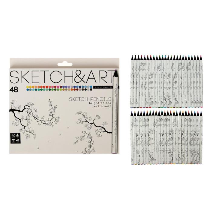 Карандаши 48 цветов SKETCH ART, супер мягкие, утолщённые, чёрное дерево
Карандаши 48 цветов SKETCH ART, супер мягкие, утолщённые, чёрное дерево