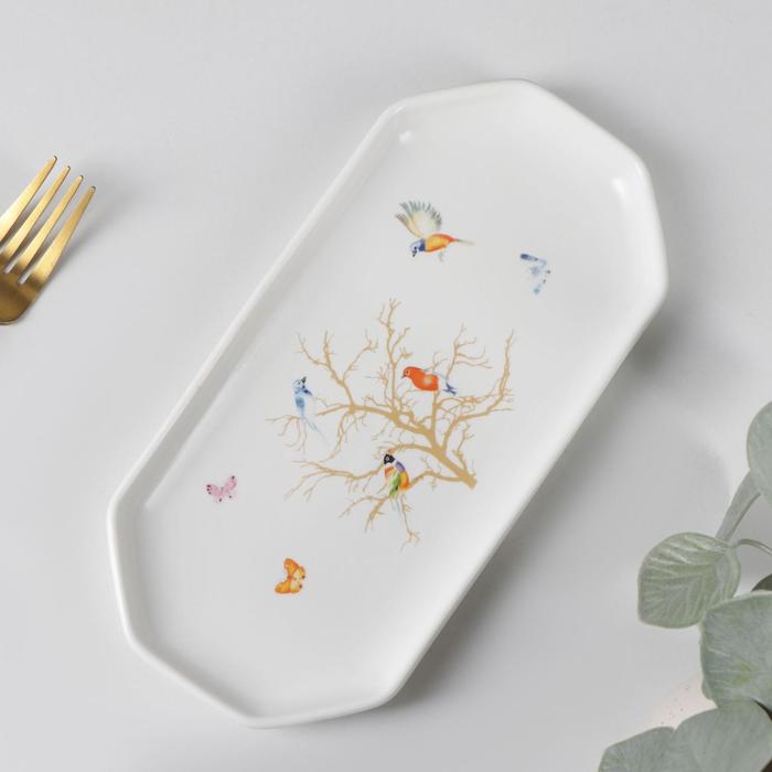 Блюдо овальное «Колибри», 24×11,5×2 см, цвет белый
Блюдо овальное «Колибри», 24×11,5×2 см, цвет белый