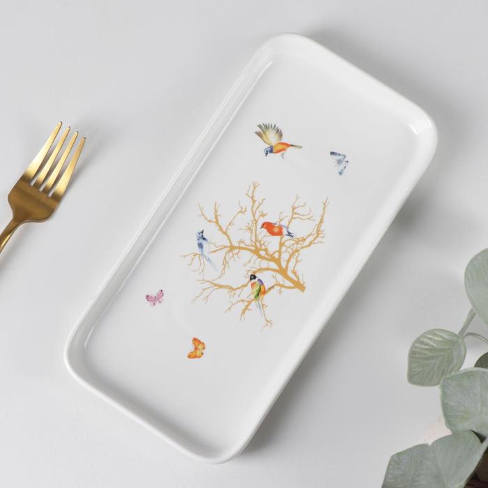 Блюдо прямоугольное «Колибри», 24×12 см 
Блюдо прямоугольное «Колибри», 24×12 см