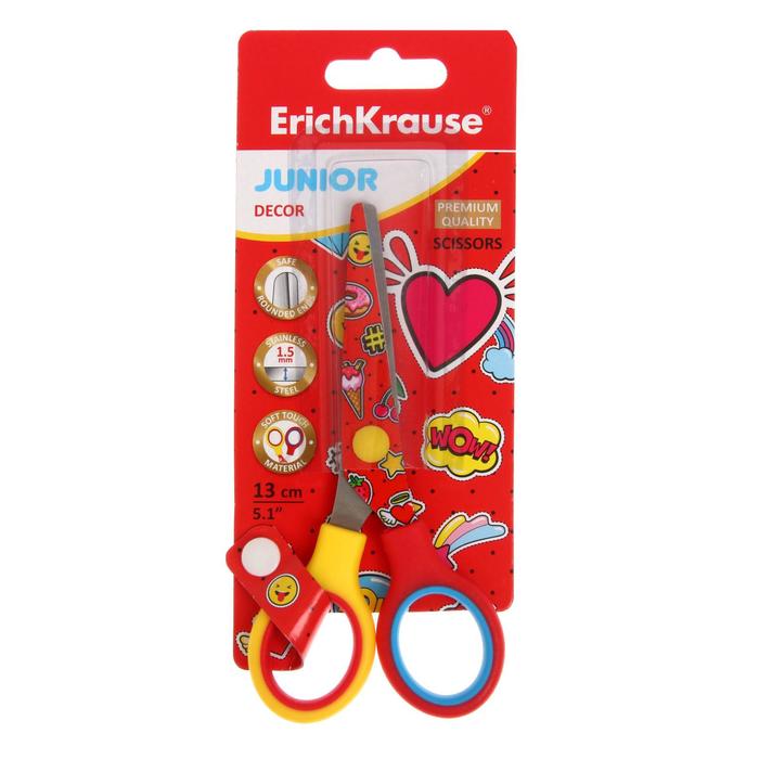 Ножницы детские 13 см, ErichKrause Junior Decor Cute Dog, с принтом на лезвиях
Ножницы детские 13 см, ErichKrause Junior Decor Cute Dog, с принтом на лезвиях