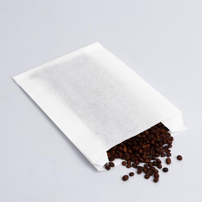 Пакет бумажный фасовочный, белый, V-образное дно, жиростойкая бумага 25 х 17 х 7 см 
Пакет бумажный фасовочный, белый, V-образное дно, жиростойкая бумага 25 х 17 х 7 см