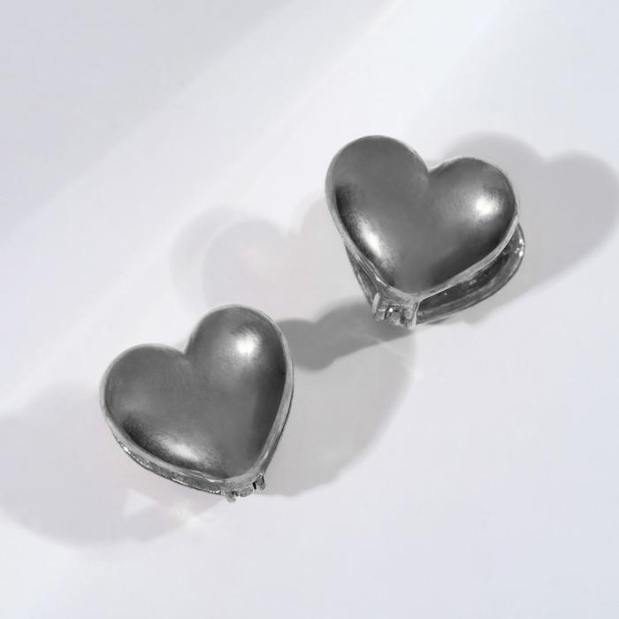 Серьги металл "Сердечко" чувства, цвет серебро
Серьги металл "Сердечко" чувства, цвет серебро