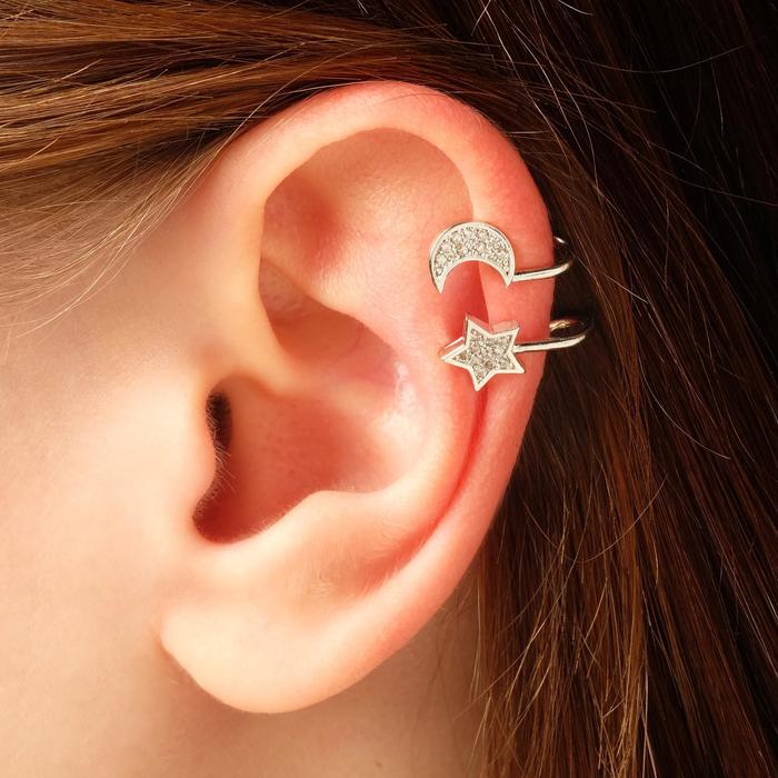 Серьга "Каффа" звезда и полумесяц, цвет белый в серебре
Серьга "Каффа" звезда и полумесяц, цвет белый в серебре