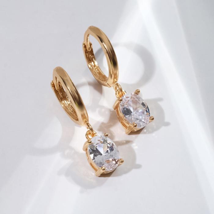 Серьги со стразами "Сказка" богатство, цвет белый в золоте
Серьги со стразами "Сказка" богатство, цвет белый в золоте