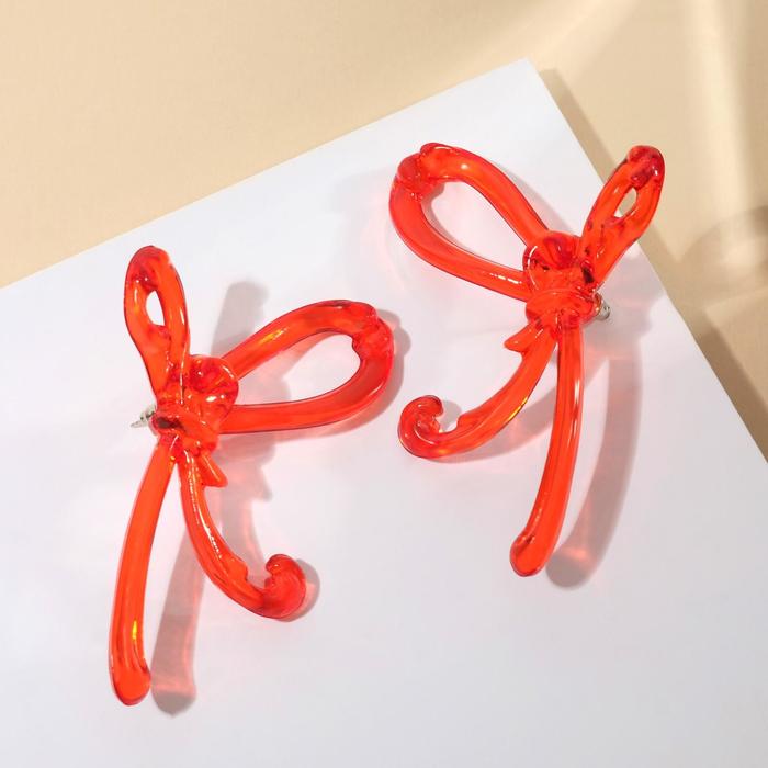 Серьги акрил "Узелок" бантик, цвет оранжевый
Серьги акрил "Узелок" бантик, цвет оранжевый