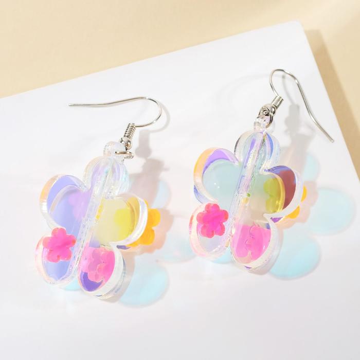 Серьги акрил "Сияние" цветок объёмный, цвет оранжево-голубой
Серьги акрил "Сияние" цветок объёмный, цвет оранжево-голубой