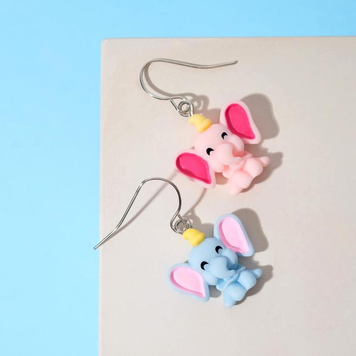 Серьги "Выбражулька" слоники, цветные в серебре 
Серьги "Выбражулька" слоники, цветные в серебре