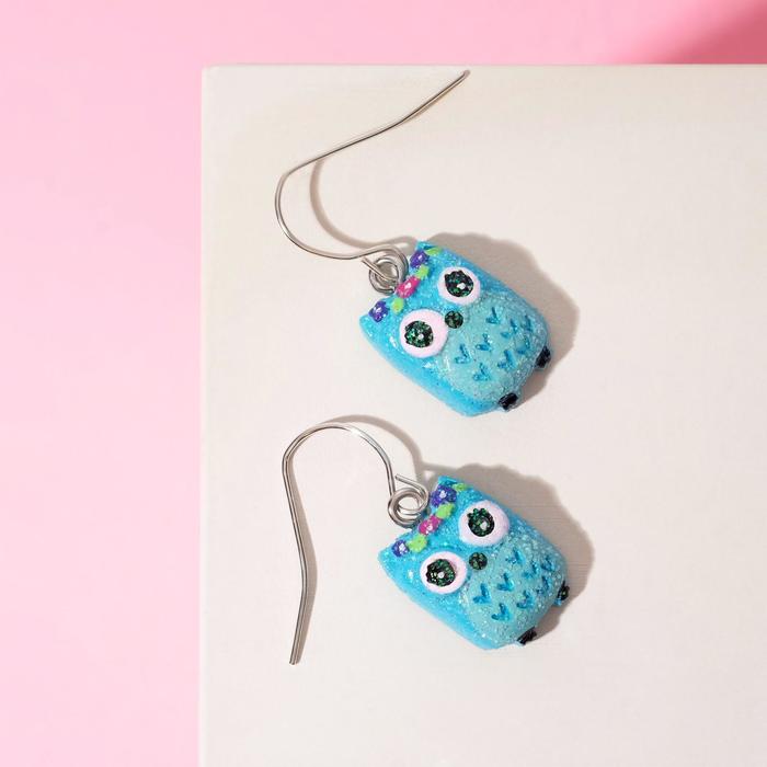 Серьги "Выбражулька" совы, цвет голубой в серебре
Серьги "Выбражулька" совы, цвет голубой в серебре