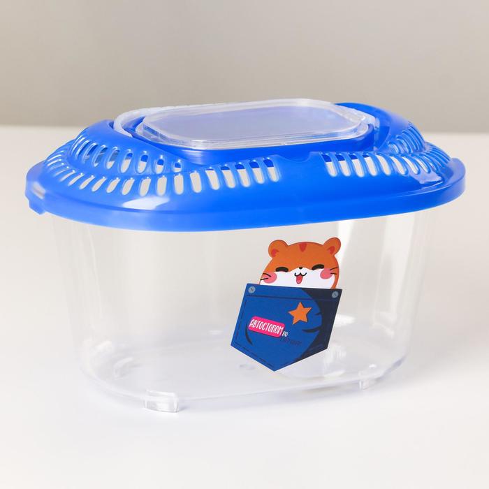 Переноска «Автостопом по карманам» 19x12.8x11.3, синяя
Переноска «Автостопом по карманам» 19x12.8x11.3, синяя