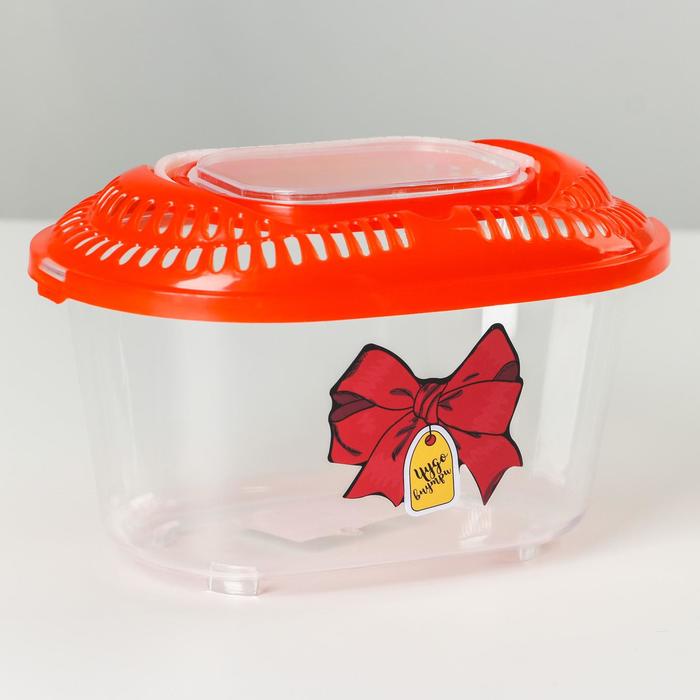 Переноска «Чудо внутри» 19x12.8x11.3, красная
Переноска «Чудо внутри» 19x12.8x11.3, красная