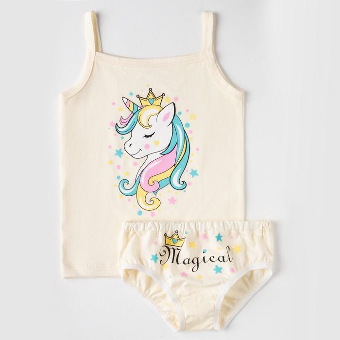 Комплект (майка, трусы) для девочки, цвет молочный, рост 134-140 см
Комплект (майка, трусы) для девочки, цвет молочный, рост 134-140 см