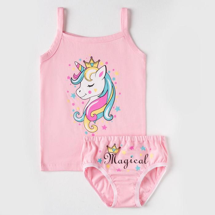 Комплект (майка, трусы) для девочки, цвет розовый, рост 98-104 см
Комплект (майка, трусы) для девочки, цвет розовый, рост 98-104 см