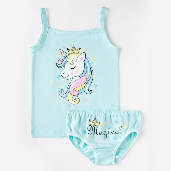 Комплект (майка, трусы) для девочки, цвет мята, рост 122-128 см
Комплект (майка, трусы) для девочки, цвет мята, рост 122-128 см