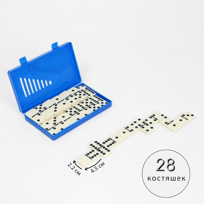 Домино "Форкас", 28 шт, 11 х 18 см, костяшка 4.5 х 2.2 см, синее
Домино "Форкас", 28 шт, 11 х 18 см, костяшка 4.5 х 2.2 см, синее