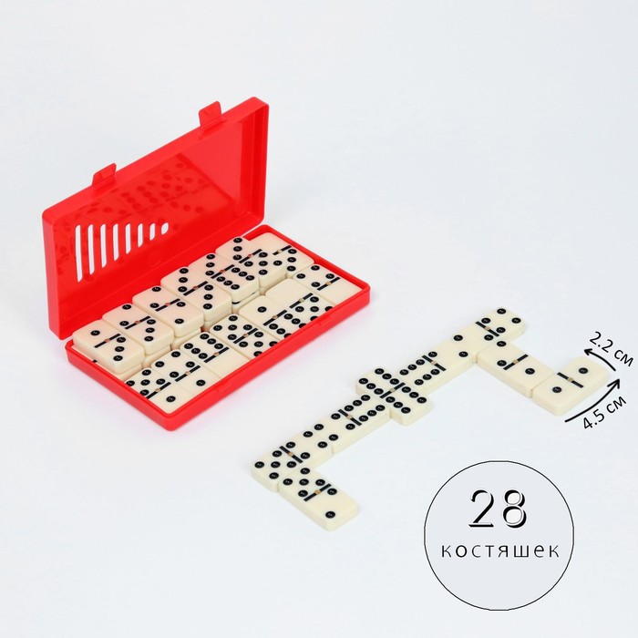 Домино "Форкас", 28 шт, 11 х 18 см, костяшка 4.5 х 2.2 см, красное
Домино "Форкас", 28 шт, 11 х 18 см, костяшка 4.5 х 2.2 см, красное