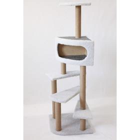 Игровой комплекс с домиком, лесенкой и игрушкой, 50 х 50 х 143 см, джут, светло-серый
Игровой комплекс с домиком, лесенкой и игрушкой, 50 х 50 х 143 см, джут, светло-серый