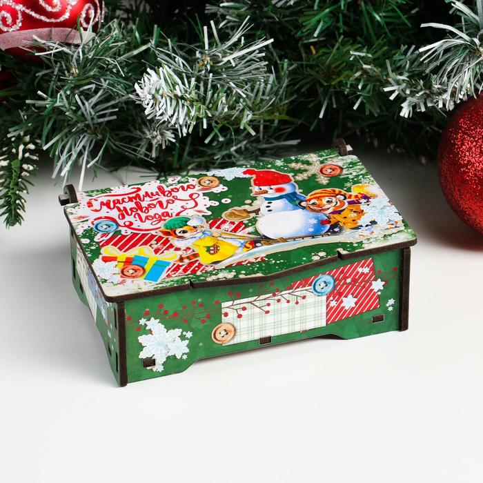 Шкатулка деревянная "Символ года 2022. Счастливого Нового Года"
Шкатулка деревянная "Символ года 2022. Счастливого Нового Года"